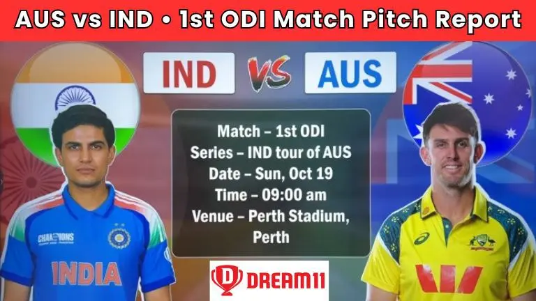 AUS vs IND 1st ODI Pitch Report In Hindi