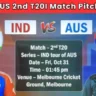 AUS vs IND 2nd T20I Dream11 Team In Hindi