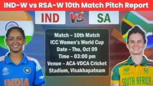 IND-W vs SA-W Pitch Report In Hindi
