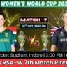 NZ-W vs RSA-W 7th Match