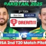 PAK vs RSA 2nd T20 Pitch Report In Hindi
