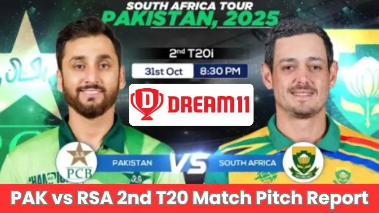 PAK vs RSA 2nd T20 Pitch Report In Hindi