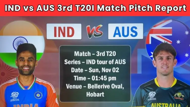 AUS vs IND 3rd T20 Match Pitch Report