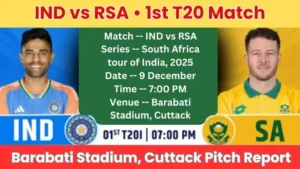 IND vs RSA Pitch Report In Hindi