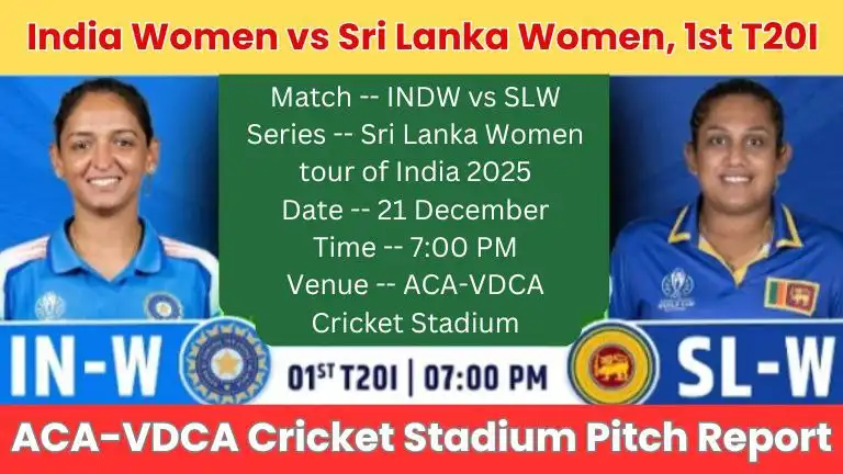 India Women vs Sri Lanka Women Pitch Report In Hindi