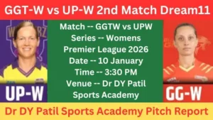 GGT-W vs UP-W 2nd Match Dream11