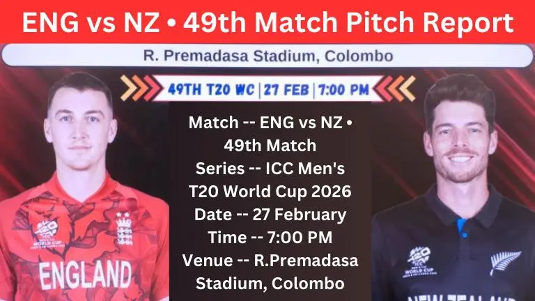 ENG vs NZ 49th Match Pitch Report