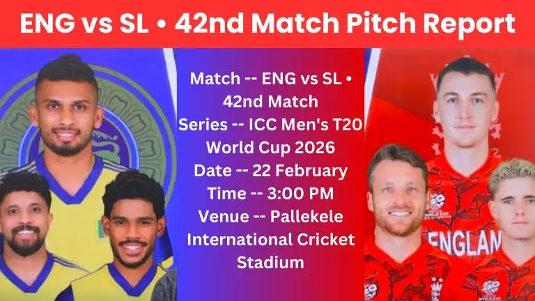ENG vs SL 42nd Match
