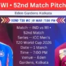 IND vs WI 52nd Match Eden Gardens Pitch Report In Hindi