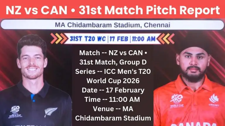 MA Chidambaram Stadium Pitch Report