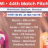 ZIM vs WI • 44th Match Dream11 Team