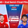 ENG vs IND 2nd Semi Final Pitch Report