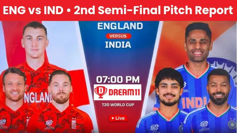 ENG vs IND 2nd Semi Final Pitch Report