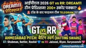 GT vs RR 9th Match Dream 11 Prediction