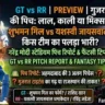 GT vs RR 9th Match Pitch Report In Hindi