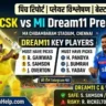 CSK vs MI Dream11 Prediction